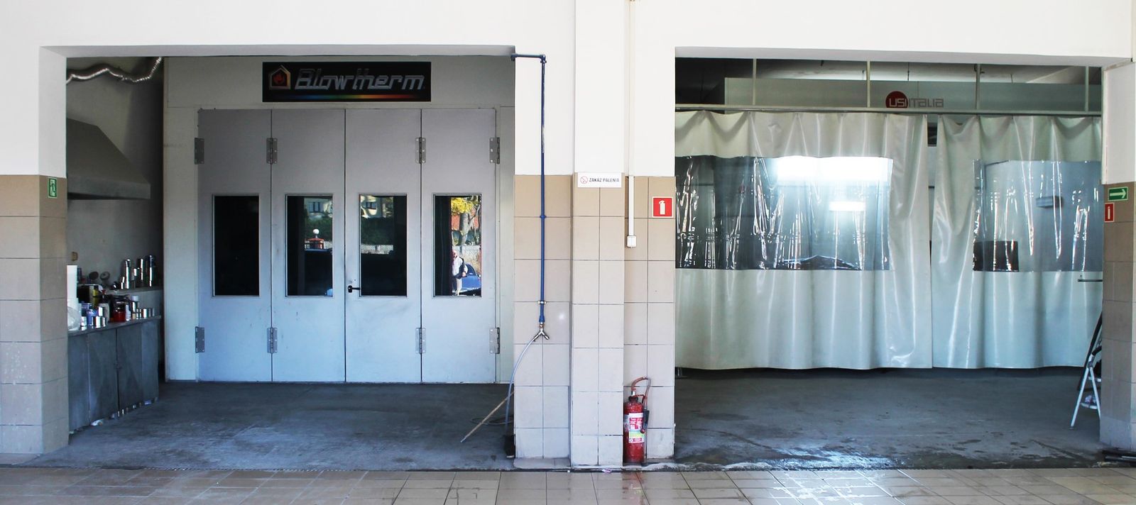 Kabiny lakiernicze Blowtherm i USI Italia w Lak-Plus